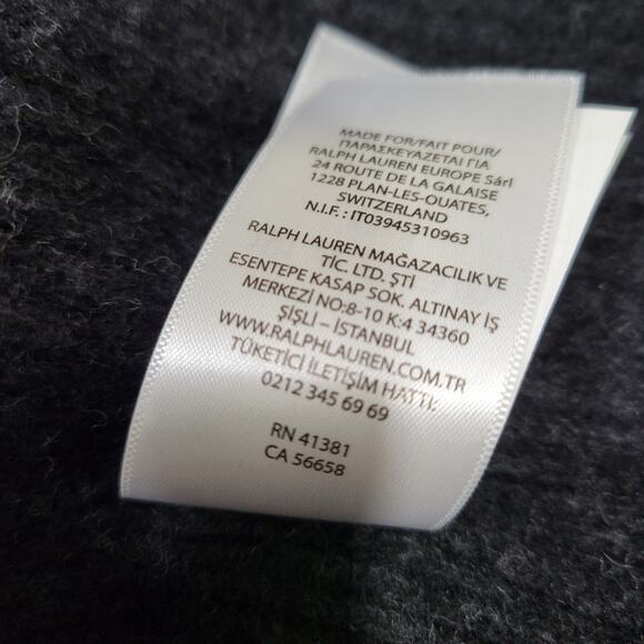 Ralph Lauren Wool Cashmere Long Line Long Sleeve Cardigan Size Small/ Medium - Picture 10 of 10